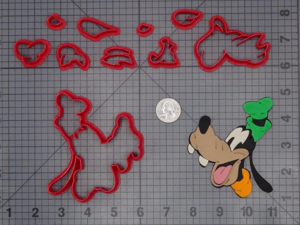 Goofy Head 266-H197 Cookie Cutter Set