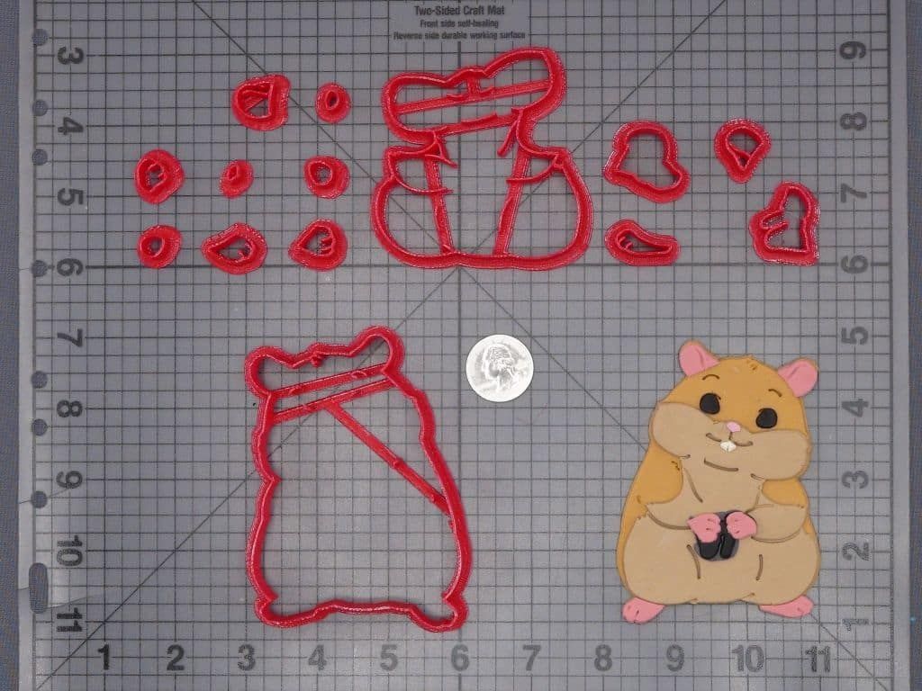 Hamster with Sunflower Seed 266-H310 Cookie Cutter Set