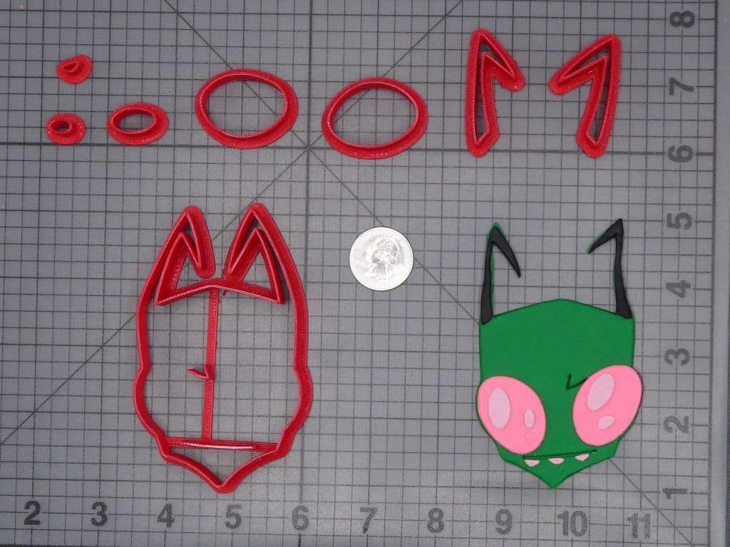 Invader Zim - Zim Head 266-H334 Cookie Cutter Set