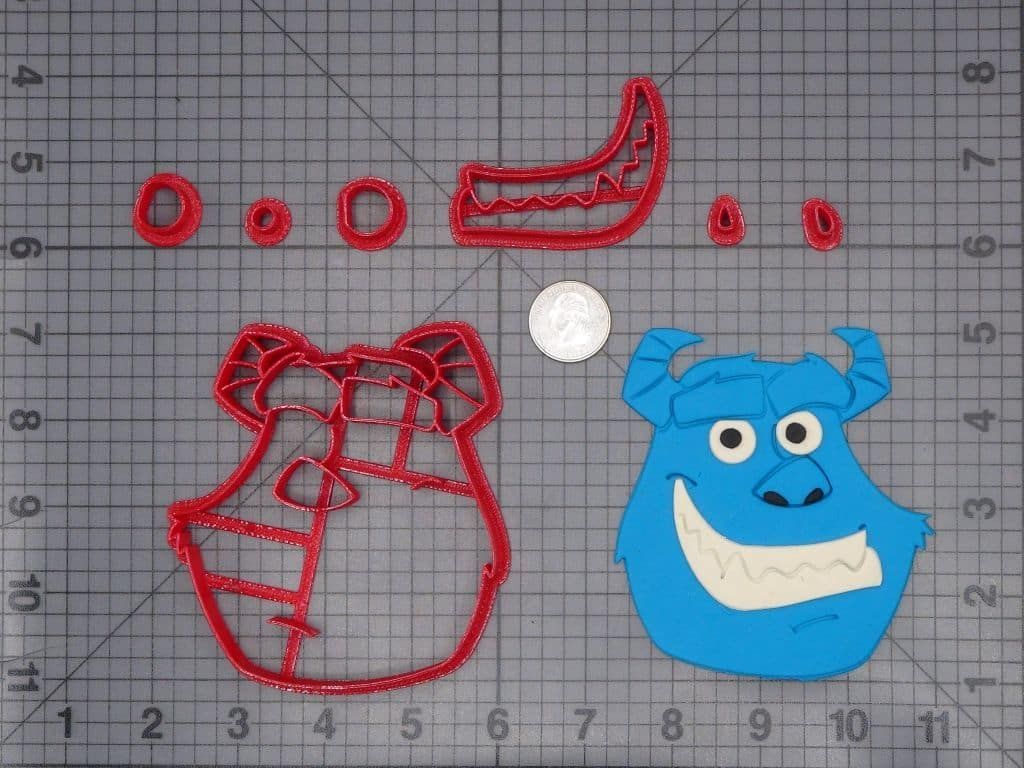 Monsters Inc - Sulley Head 266-H379 Cookie Cutter Set