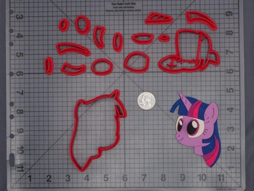 My Little Pony - Twilight Sparkle Head 266-H293 Cookie Cutter Set