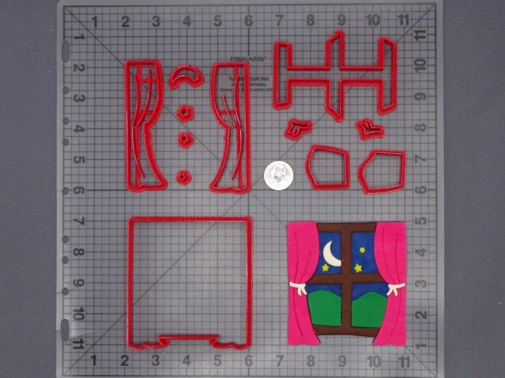 Night Time Window 266-H342 Cookie Cutter Set