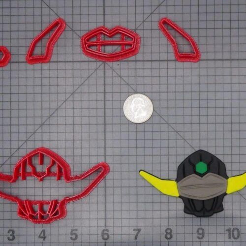 Power Rangers - Magna Defender Head 266-H382 Cookie Cutter Set