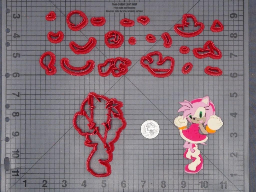 Sonic the Hedgehog - Amy Body 266-H336 Cookie Cutter Set