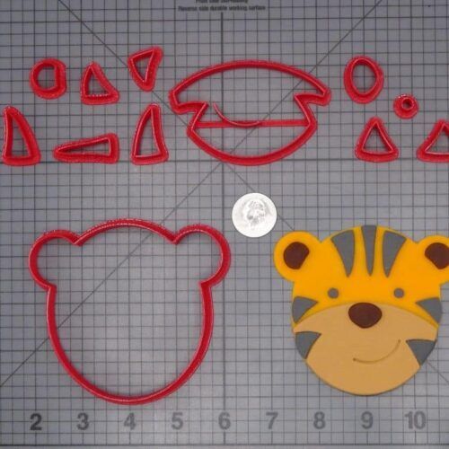 Tiger Head 266-H337 Cookie Cutter Set