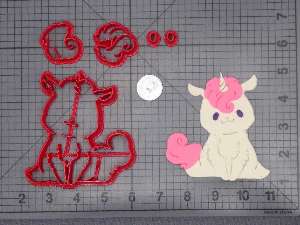 Unicorn Body 266-H028 Cookie Cutter Set