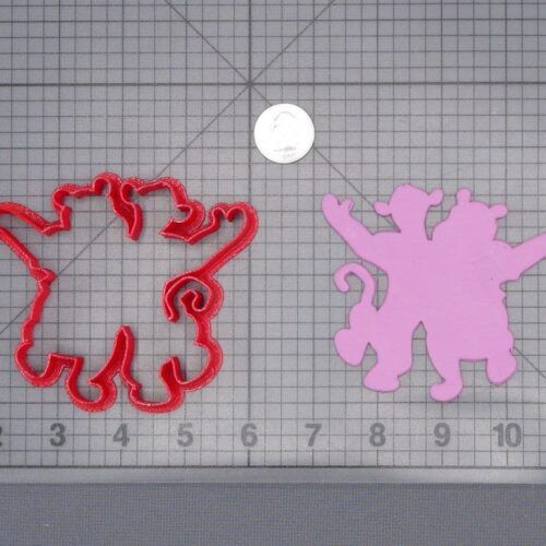 Winnie the Pooh and Tigger 266-H599 Cookie Cutter Silhouette