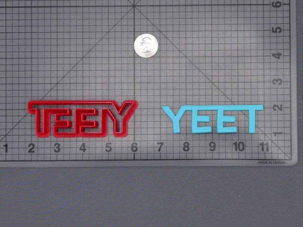 Yeet 266-H600 Cookie Cutter Silhouette