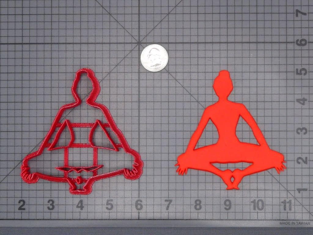 Yoga Asanas Pose 266-H248 Cookie Cutter