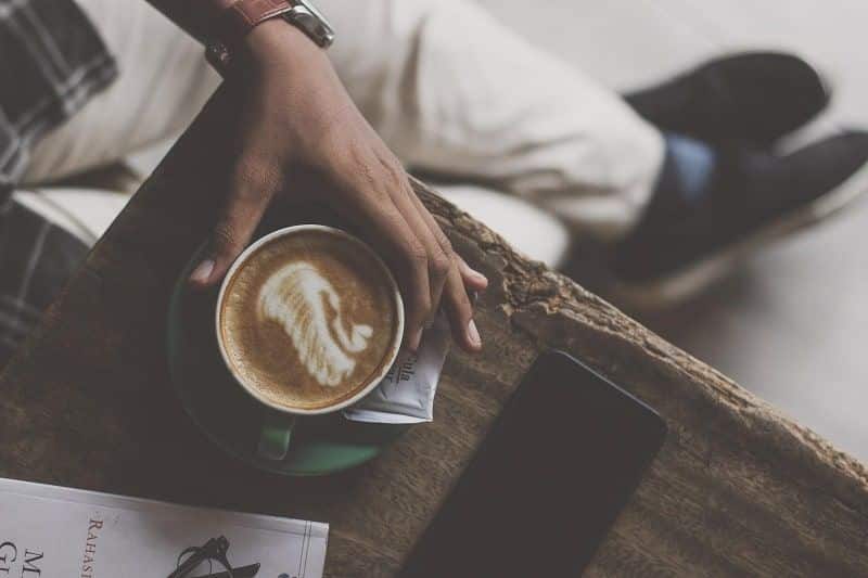 homemade latte