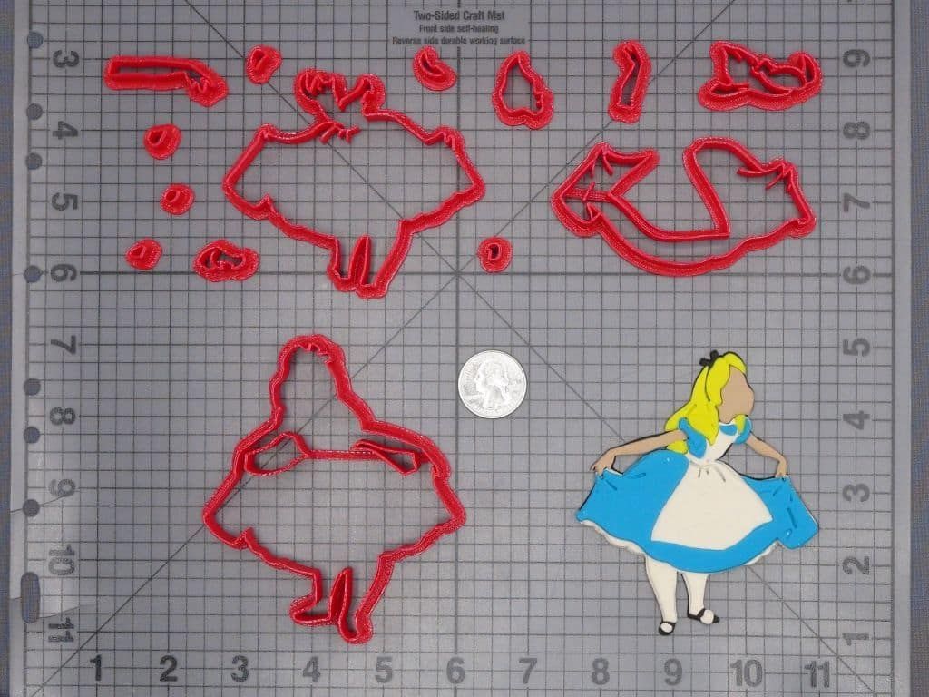 Alice in Wonderland - Alice Body 266-H005 Cookie Cutter Set