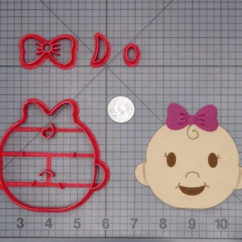 Baby Head 266-H693 Cookie Cutter Set