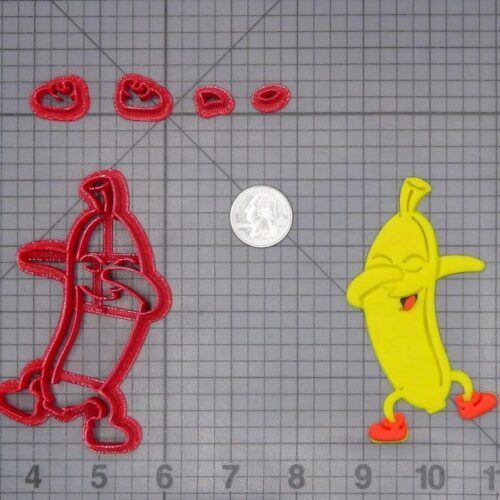 Banana Dabbing 266-H699 Cookie Cutter Set