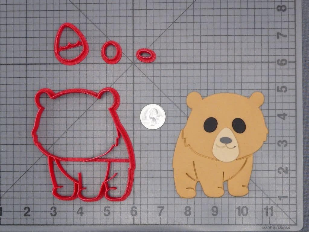 Bear Body 266-H827 Cookie Cutter Set