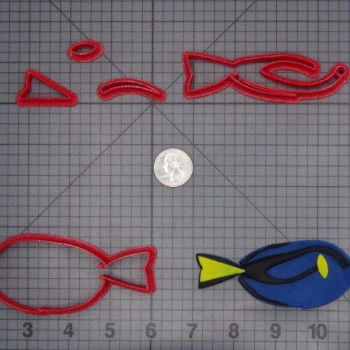 Blue Tang Fish 266-H764 Cookie Cutter Set