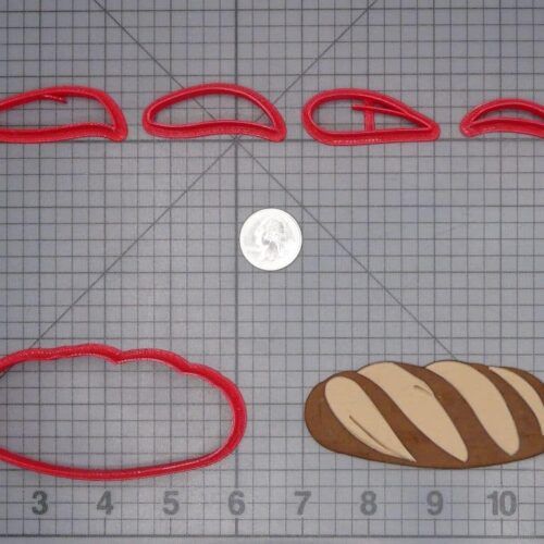 Bread Loaf 266-H870 Cookie Cutter Set
