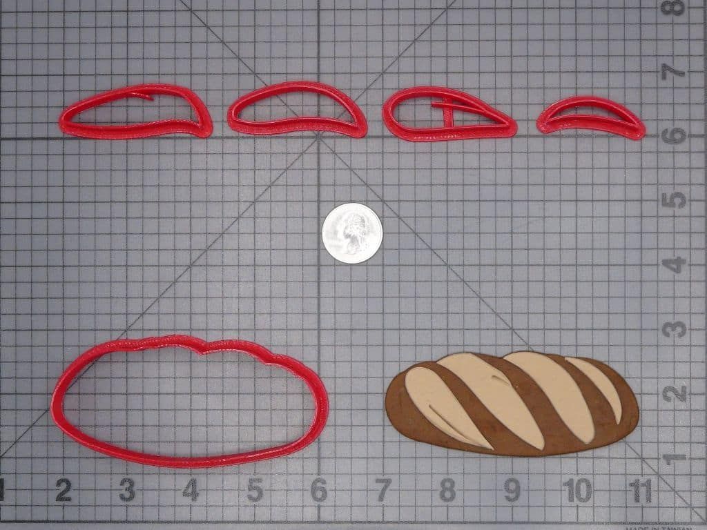 Bread Loaf 266-H870 Cookie Cutter Set