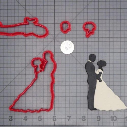 Bride and Groom 266-H898 Cookie Cutter Set
