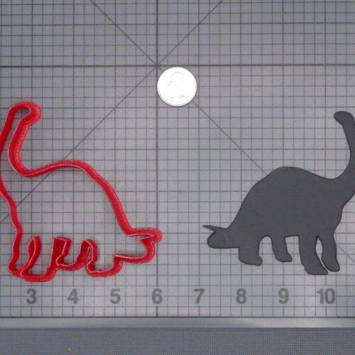 Brontosaurus Dinosaur 266-H707 Cookie Cutter Silhouette