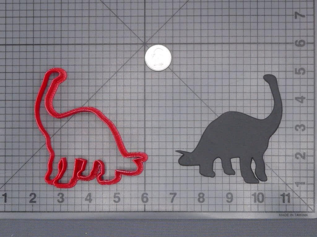 Brontosaurus Dinosaur 266-H707 Cookie Cutter Silhouette