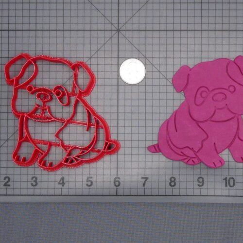Bulldog Dog Body 266-H212 Cookie Cutter