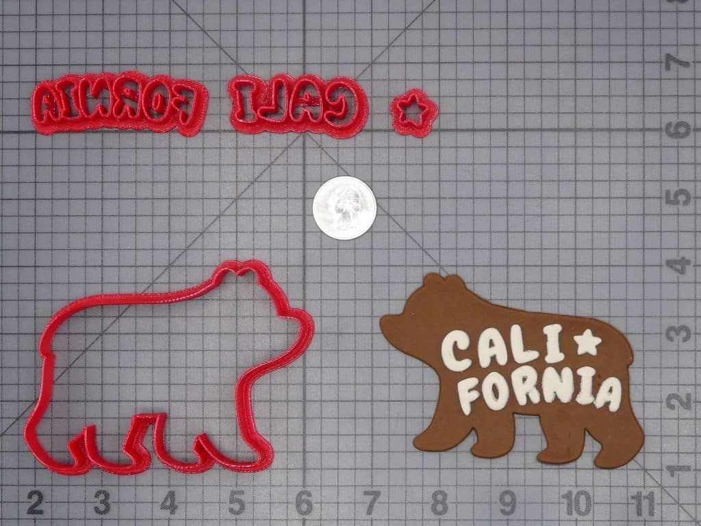 California Bear 266-H815 Cookie Cutter Set