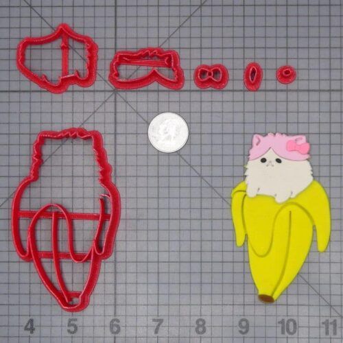 Cat Banana 266-H767 Cookie Cutter Set
