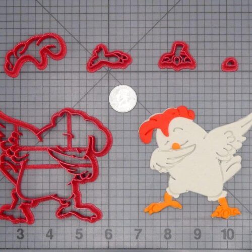 Chicken Dabbing 266-H820 Cookie Cutter Set
