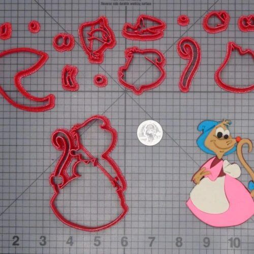 Cinderella - Mary Mouse Body 266-H168 Cookie Cutter Set