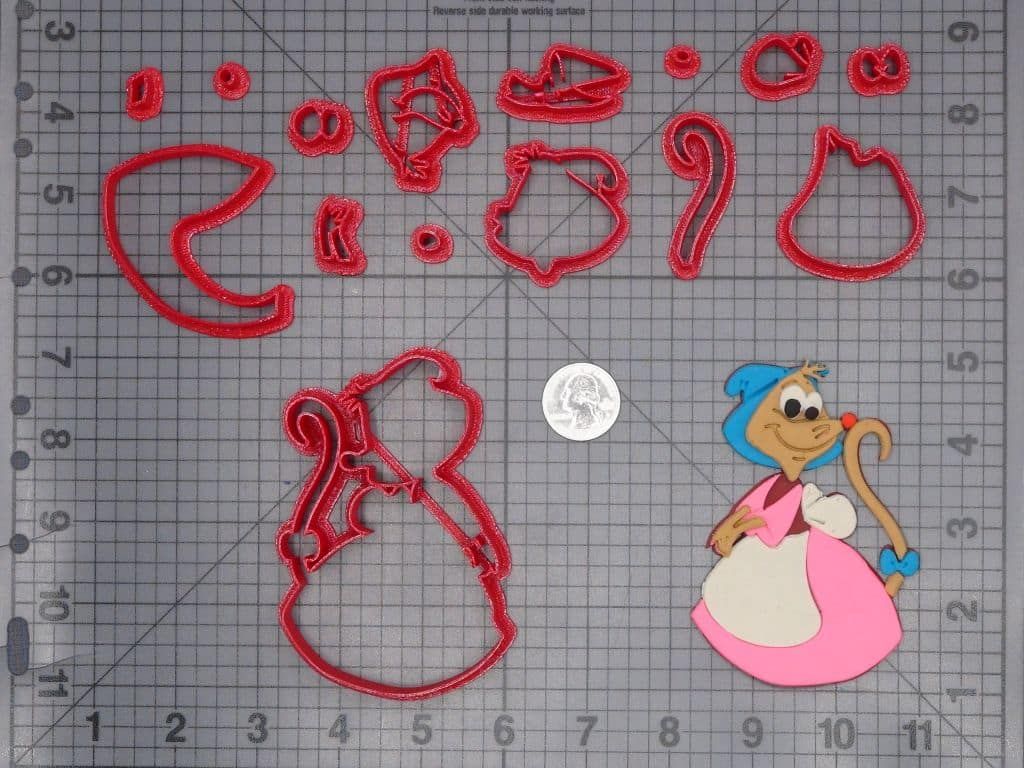 Cinderella - Mary Mouse Body 266-H168 Cookie Cutter Set