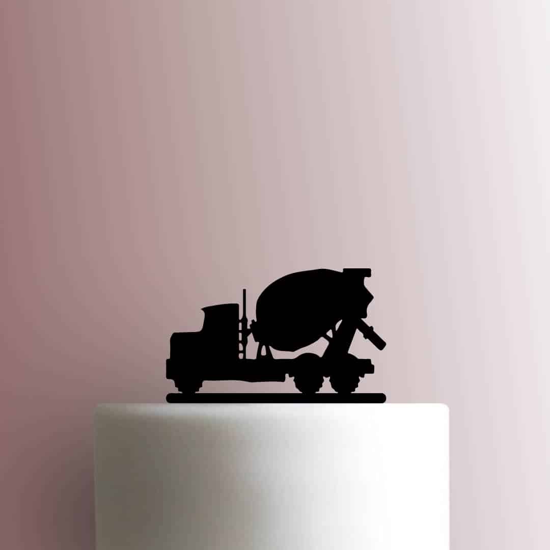 Concrete Mixer Truck 225-B269 Cake Topper