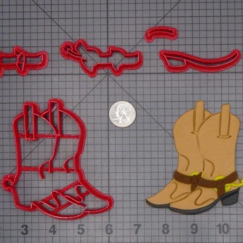 Cowboy Boots 266-H794 Cookie Cutter Set