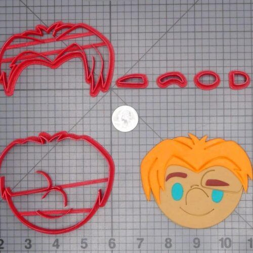Disney Emoji - The Hunchback of Notre Dame - Quasimodo Head 266-H782 Cookie Cutter Set