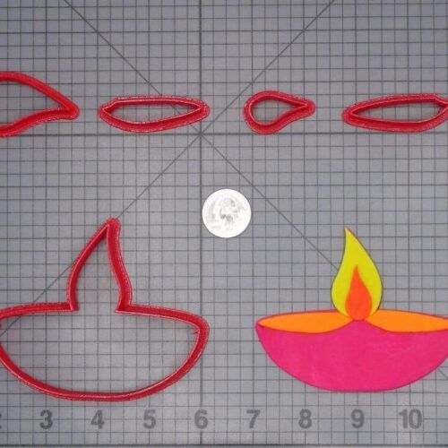 Diya Candle 266-H971 Cookie Cutter Set
