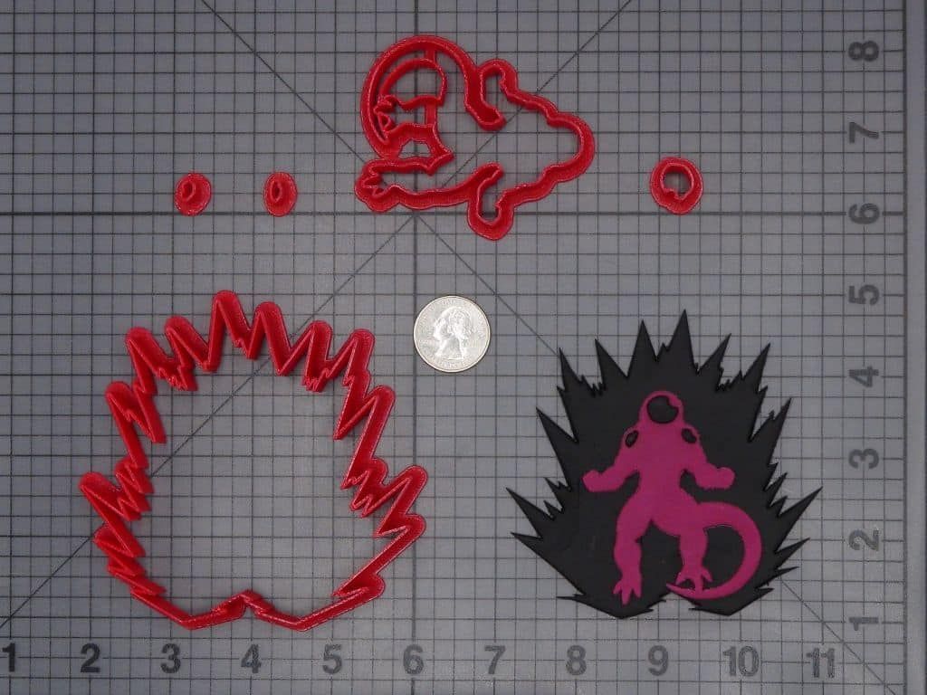 Dragon Ball Z - Frieza Power Up Body 266-H684 Cookie Cutter Set