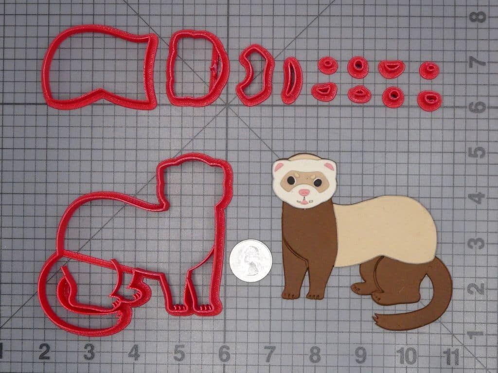 Ferret Body 266-H839 Cookie Cutter Set