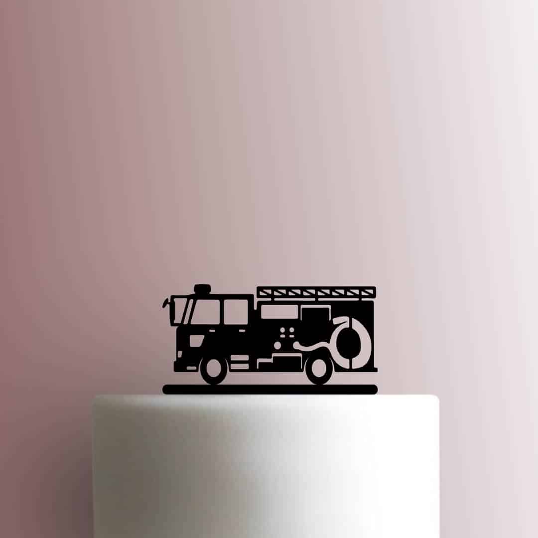 Fire Truck 225-B261 Cake Topper