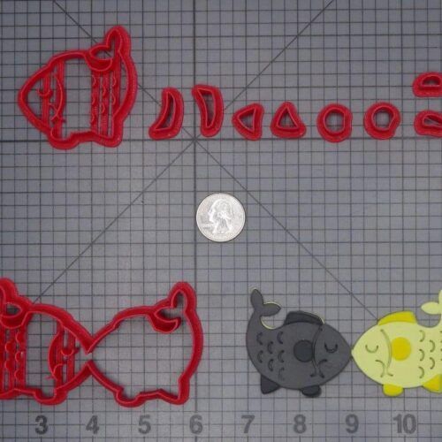 Fish Kissing 266-H797 Cookie Cutter Set