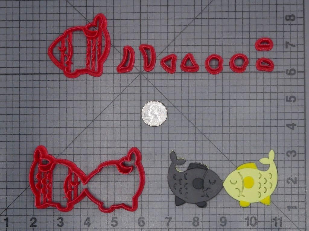 Fish Kissing 266-H797 Cookie Cutter Set