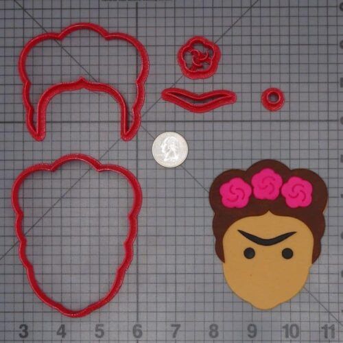 Frida Kahlo Head 266-H642 Cookie Cutter Set