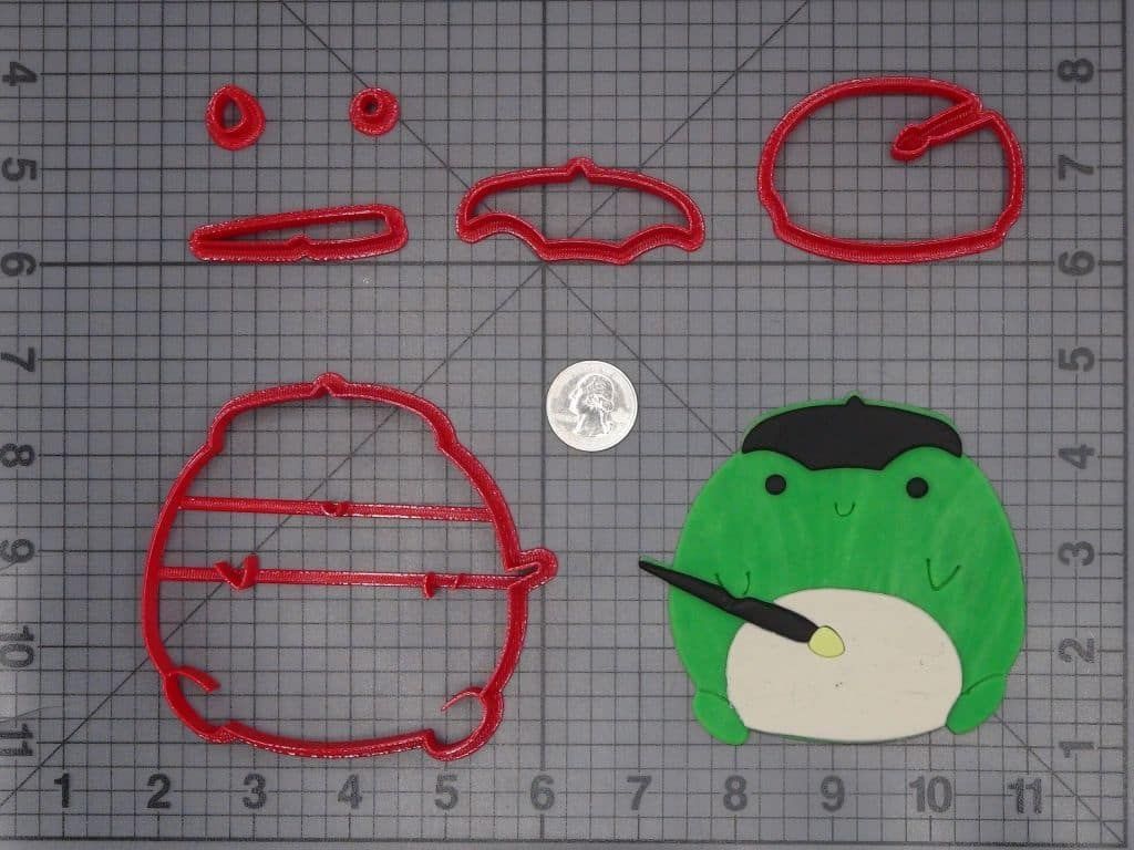 Frog Painting 266-H804 Cookie Cutter Set