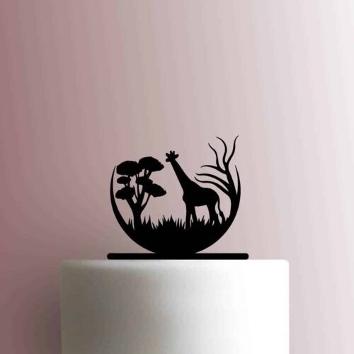 Giraffe Habitat 225-B290 Cake Topper