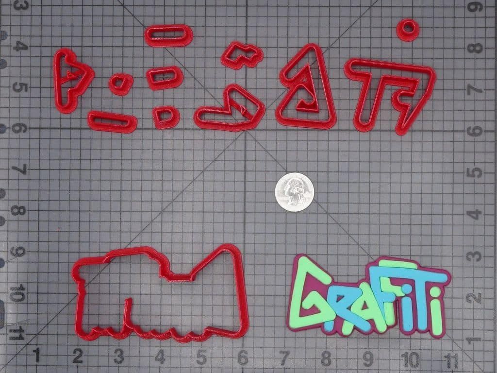Graffiti 266-H233 Cookie Cutter Set