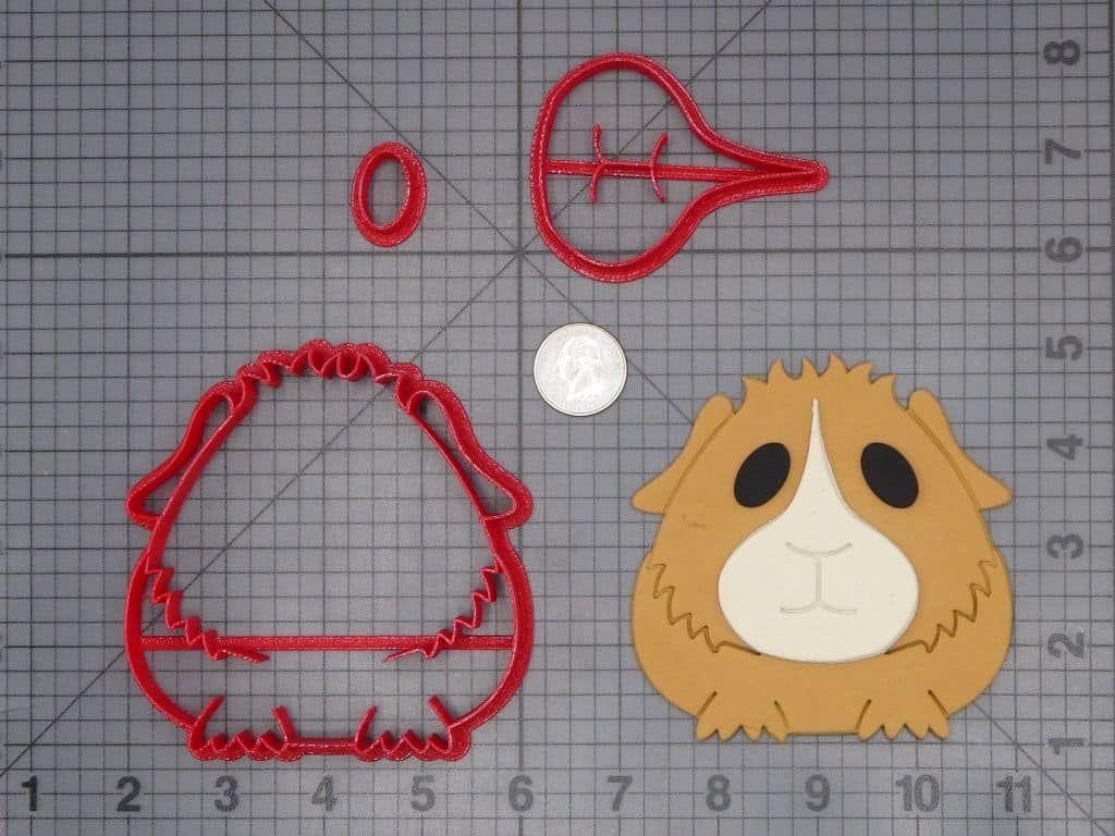 Guinea Pig Body 266-H394 Cookie Cutter Set