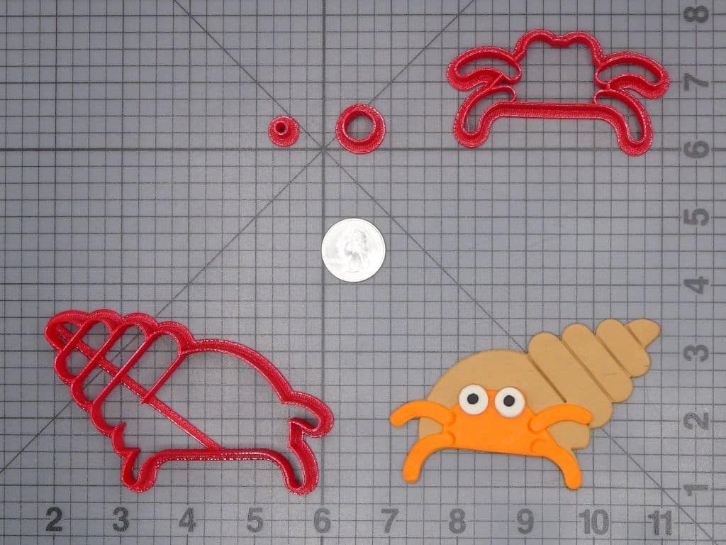 Hermit Crab 266-H825 Cookie Cutter Set