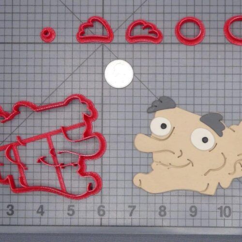 Hey Arnold - Phil Head 266-H942 Cookie Cutter Set