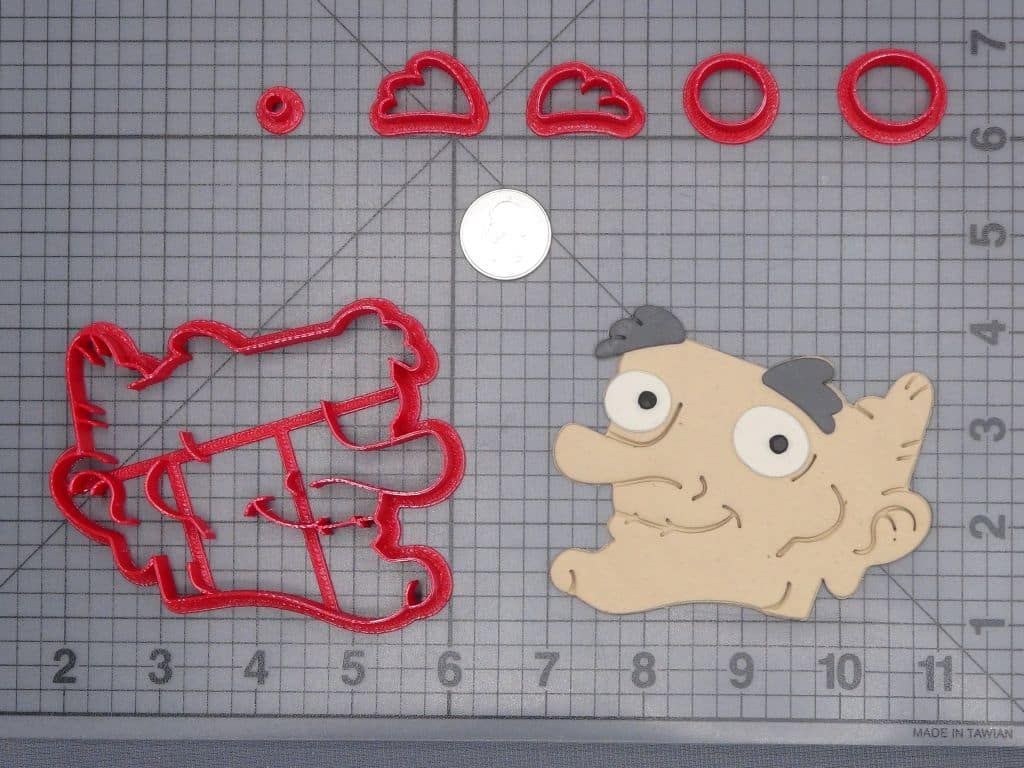 Hey Arnold - Phil Head 266-H942 Cookie Cutter Set
