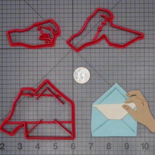 Letter Opening 266-H398 Cookie Cutter Set