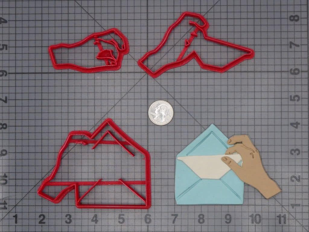 Letter Opening 266-H398 Cookie Cutter Set