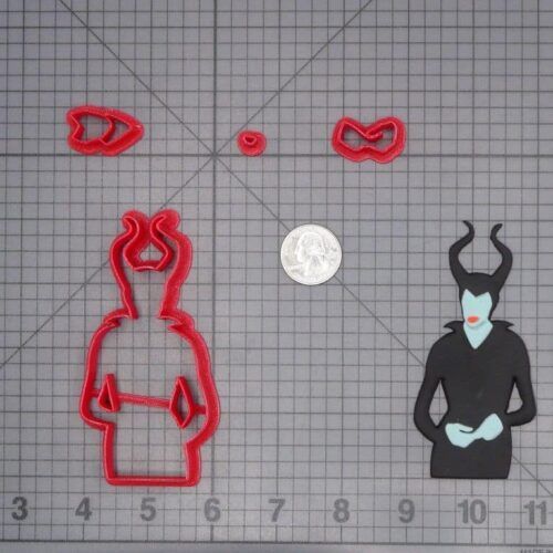 Maleficent 266-H856 Cookie Cutter Set